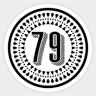 Born in 79 Sticker